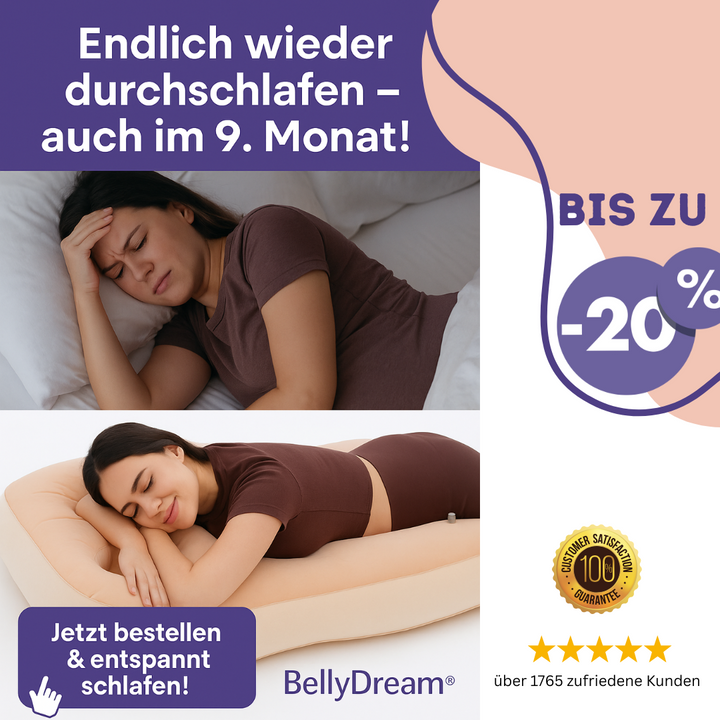 DreamBelly® – Unterstützende Liege- & Schlafmatte - SONDERPREIS